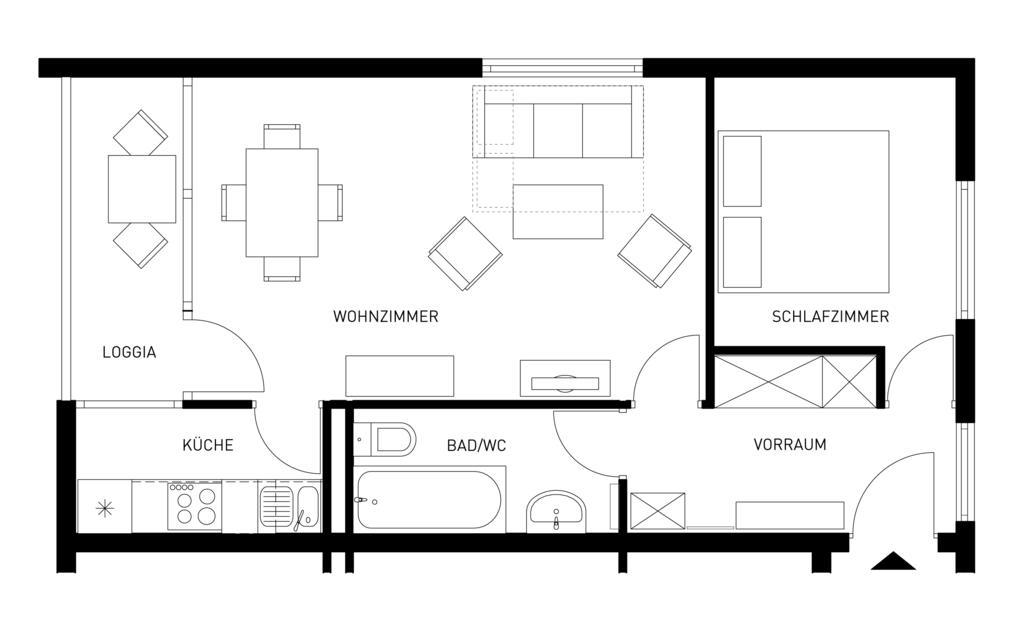 Ferienwohnung Sonnblick バードガシュタイン 部屋 写真